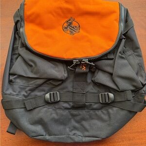 70L AKONA Scuba Waterproof Orange and Black Backpack